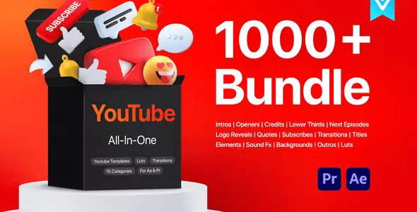 Youtube Bundle Premiere Pro After Effects