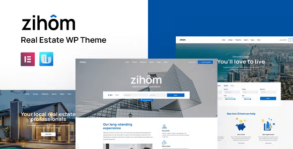 Zihom Real Estate WordPress Theme